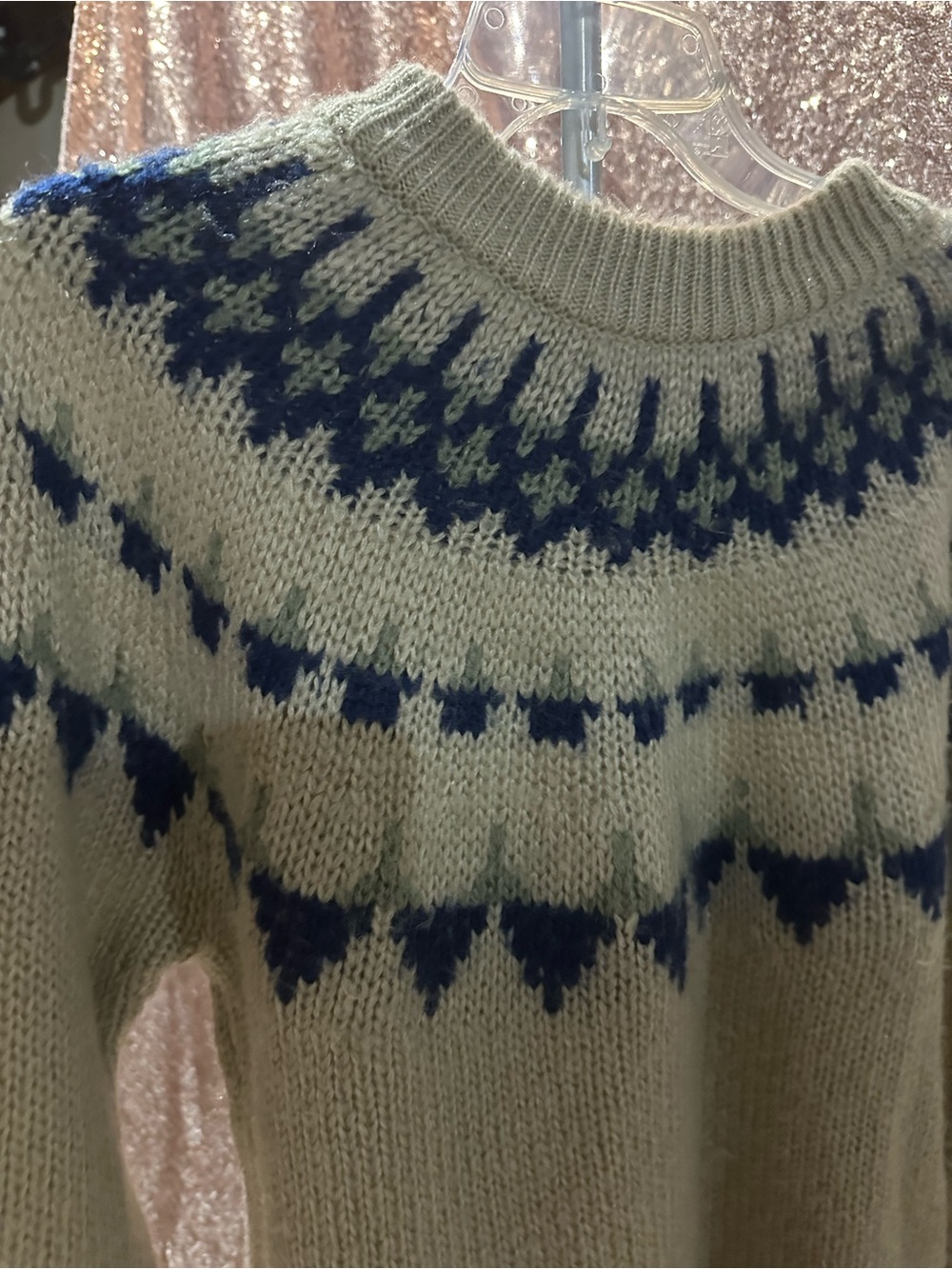 Vintage Nordic Yoke Crewneck Sweater - Picture 2 of 4